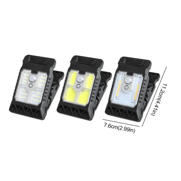 Praktyczna Klipsowa Lampa Solarna z Czujnikiem Ruchu