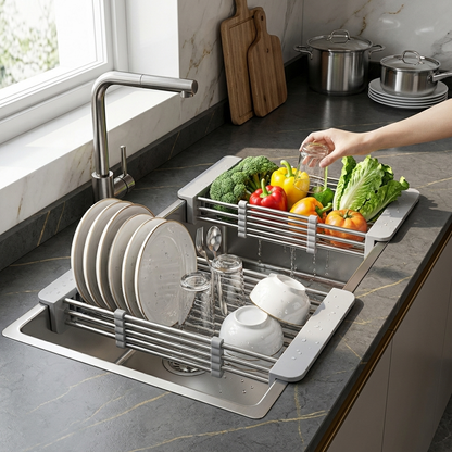 Regulowany Stojak Ociekowy Do Zlewu