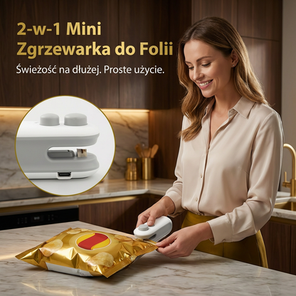 2-w-1 Mini Zgrzewarka do Folii