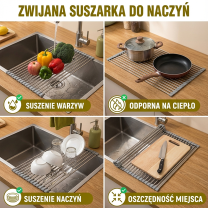Zwijana suszarka do naczyń
