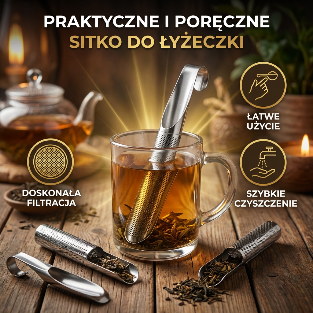 Praktyczne i Poręczne Sitko do Łyżeczki