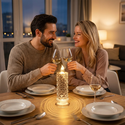 LED Kryształowe Światło Świecy