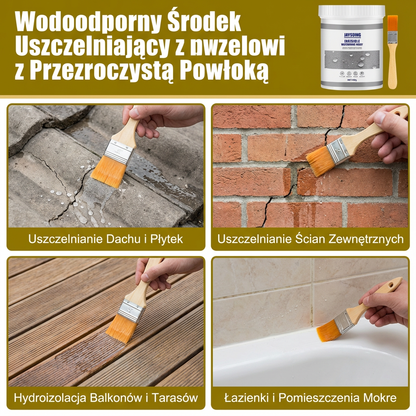 Wodoodporny Środek Uszczelniający z Przezroczystą Powłoką