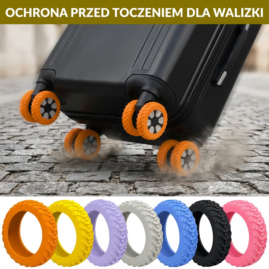 Ochrona przed toczeniem dla walizki