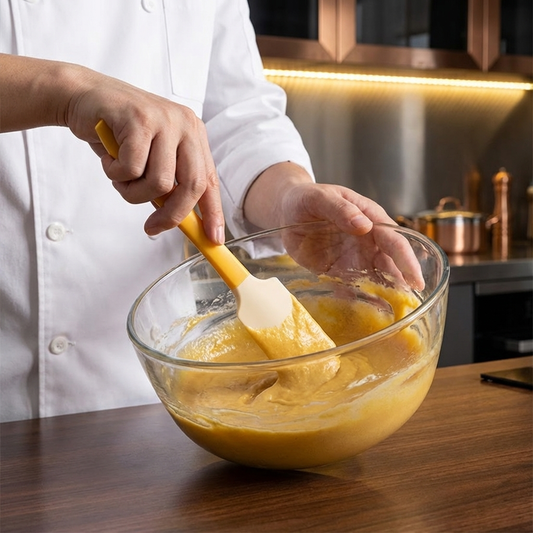 Wielofunkcyjna, Odporna na Wysoką Temperaturę Mini Szpatułka z Silikonu