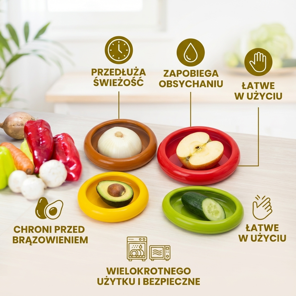 Silikonowa Pokrywka Świeżości