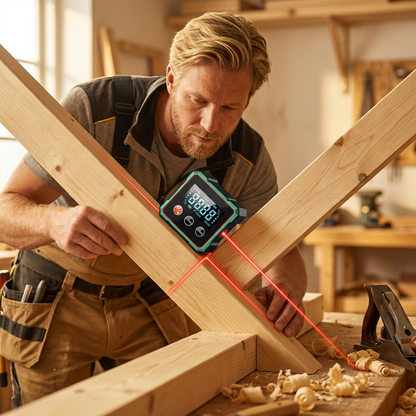 2w1 Cyfrowy Laserowy Poziom