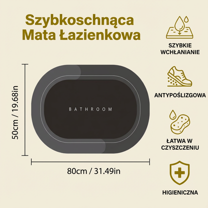 Szybkoschnąca Mata Łazienkowa