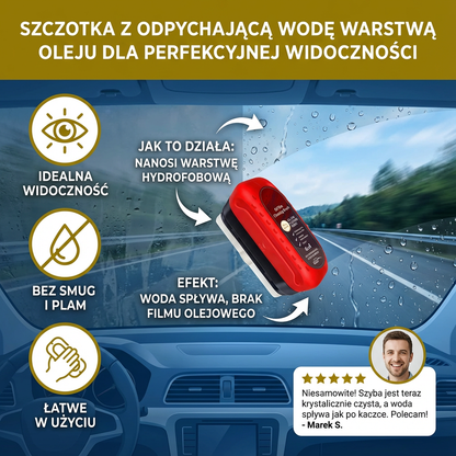Szczotka z Odpychającą Wodę Warstwą Oleju dla Perfekcyjnej Widoczności