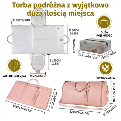 Torba podróżna z wyjątkowo dużą ilością miejsca