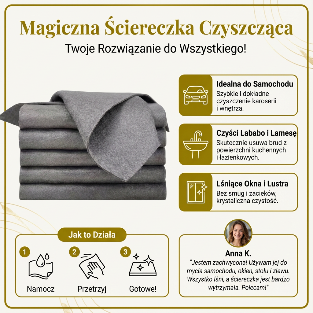 Magiczna Ściereczka Czyszcząca