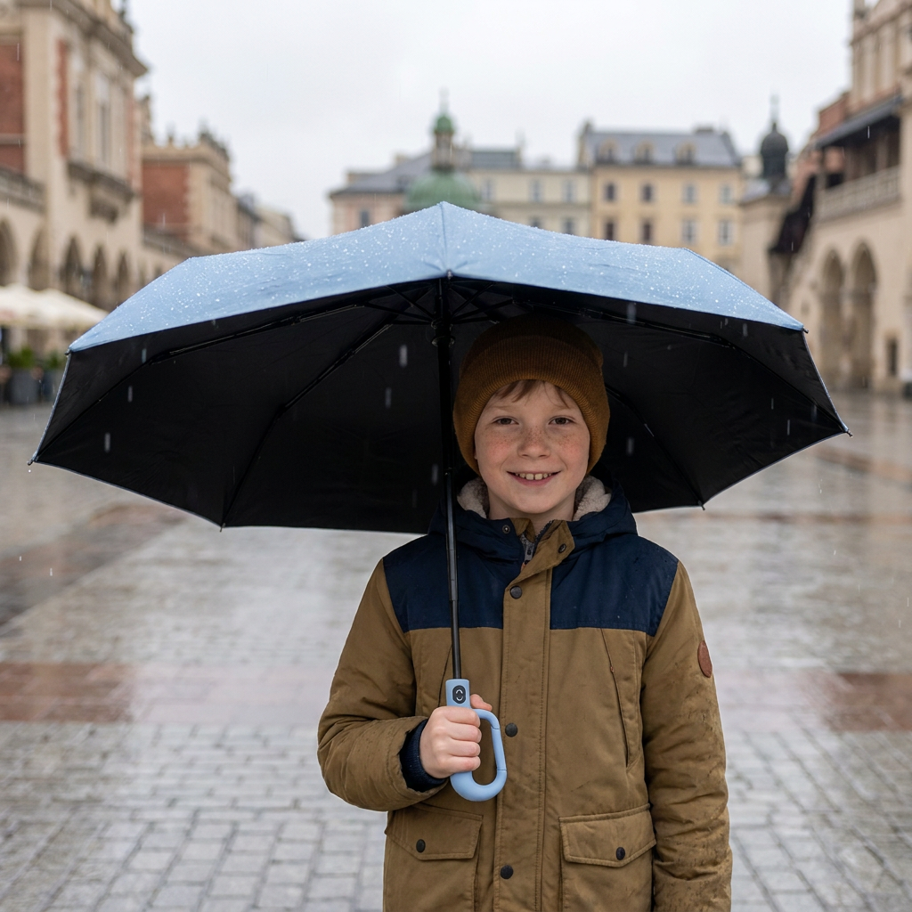 Premiumowy Automatyczny Parasol Składany na Słońce i Deszcz – Kompaktowy i Wiatroodporny