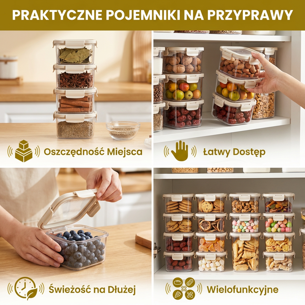 Praktyczne Pojemniki Na Przyprawy