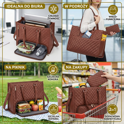 Torebka damska All-in-One z wbudowaną kieszenią chłodzącą