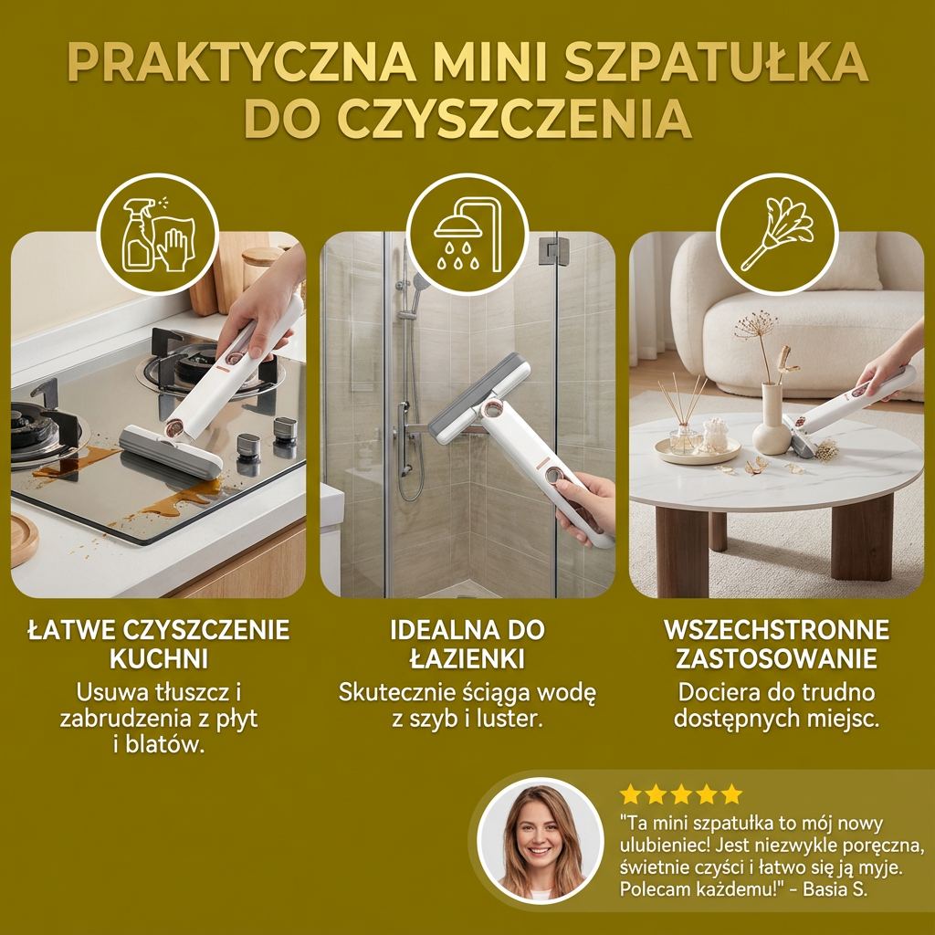 Praktyczna Mini Szpatułka Do Czyszczenia