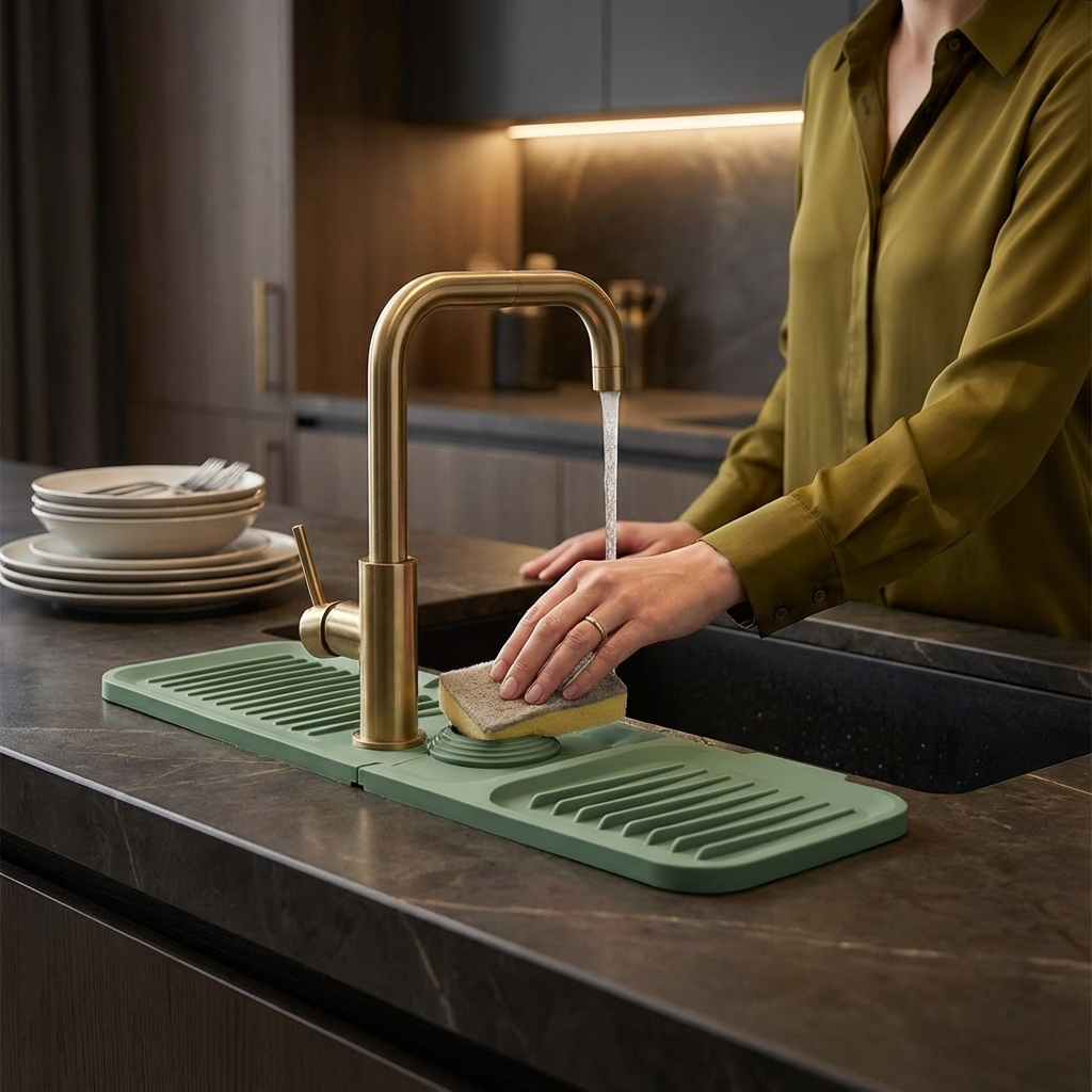 Silikonowa Mata Ochronna Przeciwrozpryskowa Do Odpływu