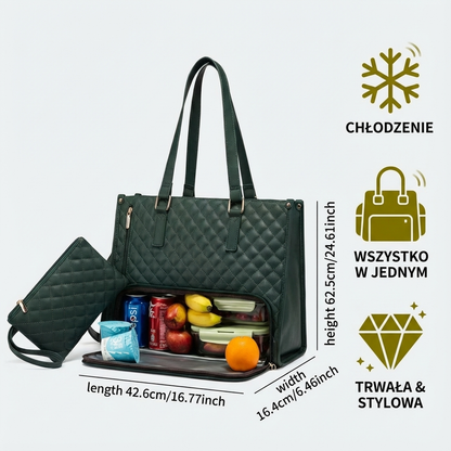 Torebka damska All-in-One z wbudowaną kieszenią chłodzącą