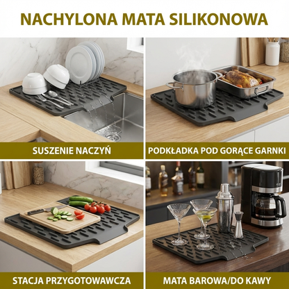 Nachylona mata silikonowa – odporna na ciepło i antypoślizgowa
