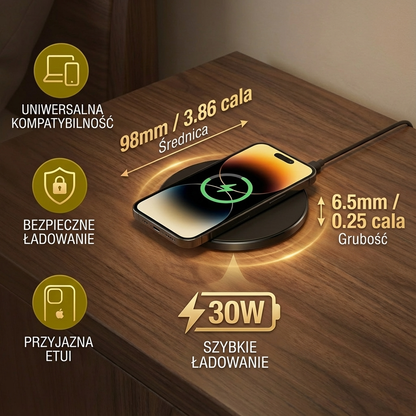 Bezprzewodowa ładowarka szybka 30W do smartfonów