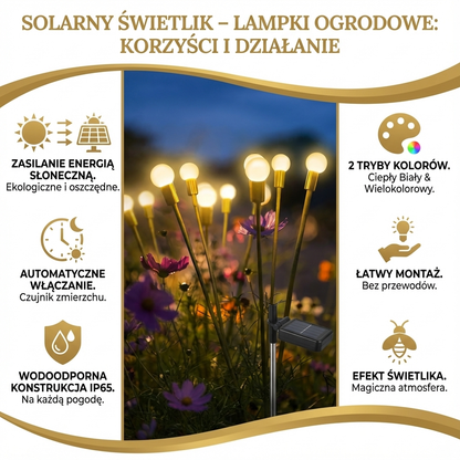 Solarny świetlik – lampki ogrodowe