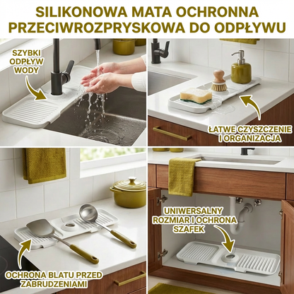 Silikonowa Mata Ochronna Przeciwrozpryskowa Do Odpływu