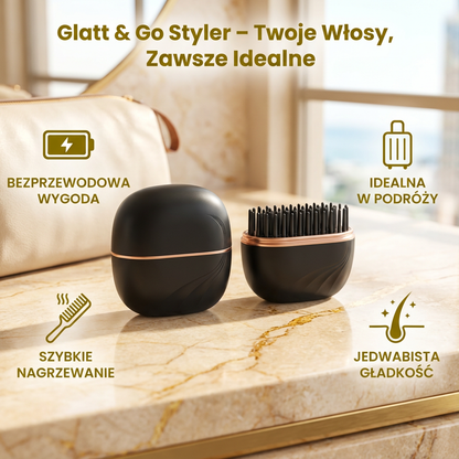 Glatt & Go Styler – Bezprzewodowa prostownica do włosów w podróży