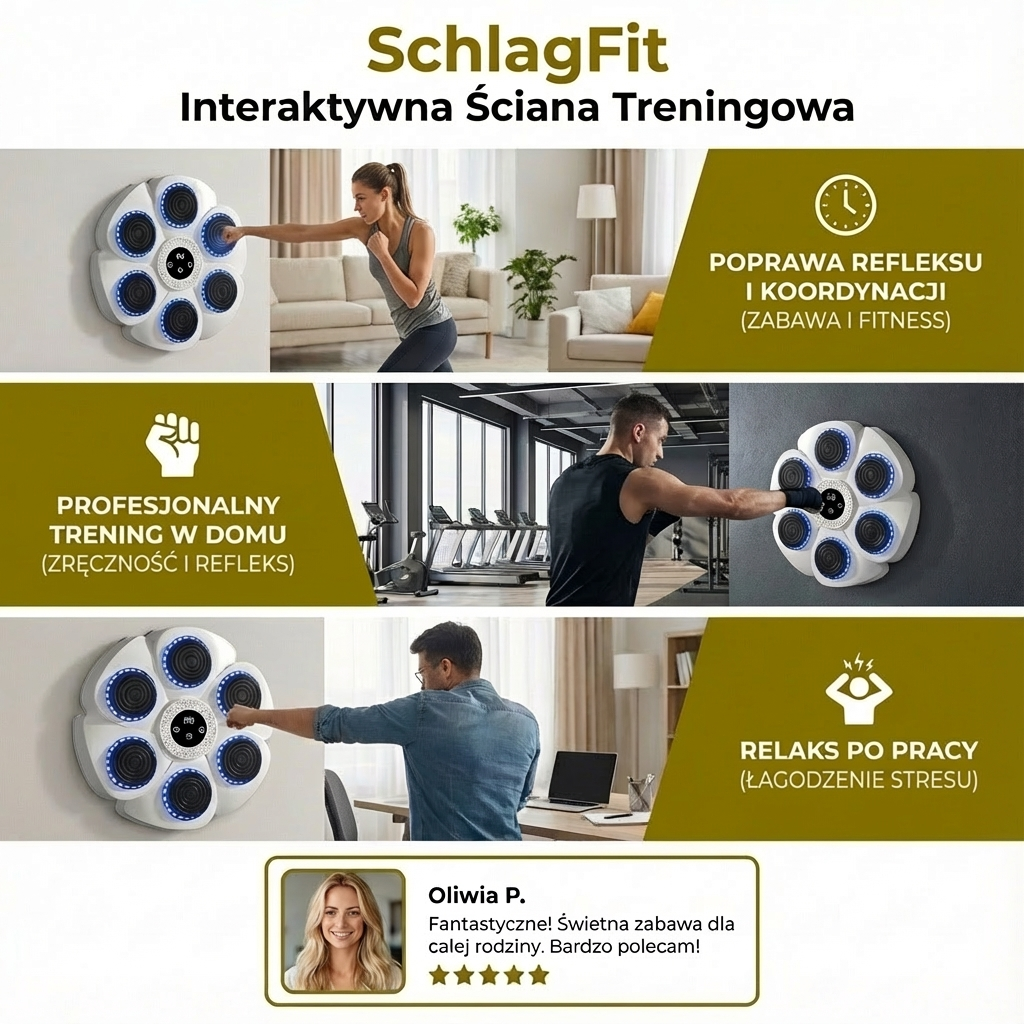 SchlagFit Interaktywna Ściana Treningowa