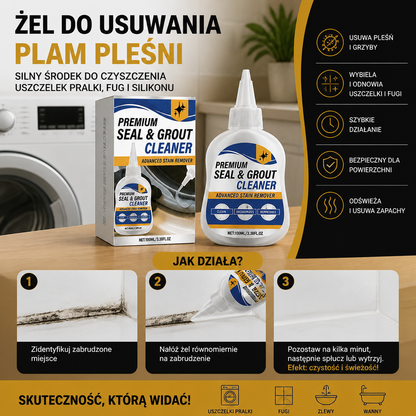 Żel Do Usuwania Plam Pleśni – Silny Środek Do Czyszczenia Uszczelek Pralki, Fug I Silikonu
