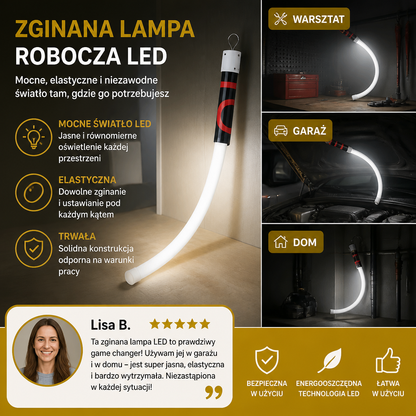 Lampa Robocza LED Zginana