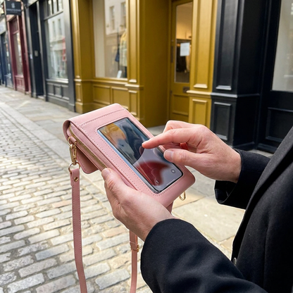 Torba Na Telefon Z Ekranem Dotykowym Na Ramię – Kompaktowe Etui Na Telefon, Klucze I Niezbędne Drobiazgi
