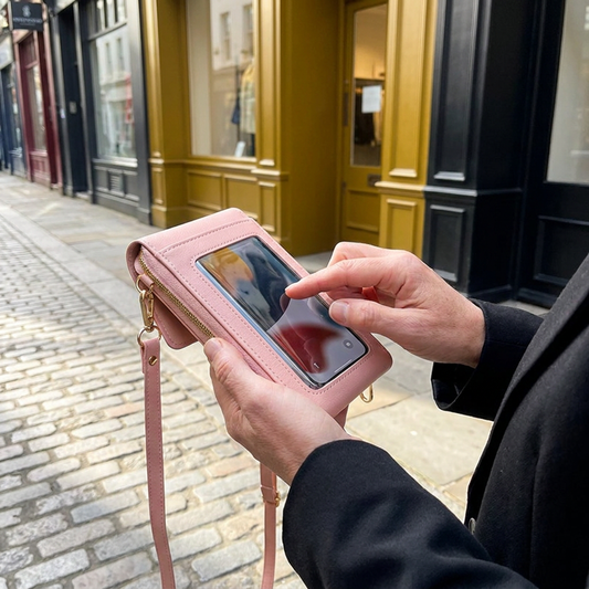 Torba Na Telefon Z Ekranem Dotykowym Na Ramię – Kompaktowe Etui Na Telefon, Klucze I Niezbędne Drobiazgi