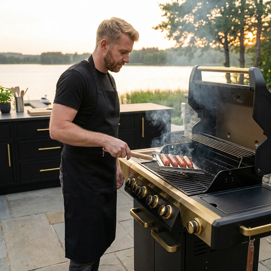 Stojak na Parówki ze Stali Nierdzewnej – Rolowany Uchwyt do Grillowania Hot Dogów i Kiełbasek