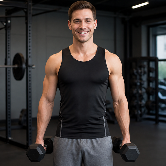 Męski Tank Top Kompresyjny Idealny Do Treningu