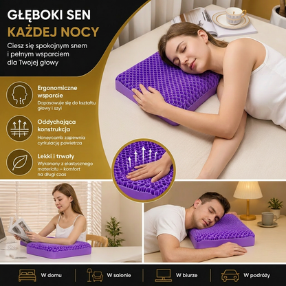 Ergonomiczna i Oddychająca Poduszka Powietrzna dla Spokojnego Snu
