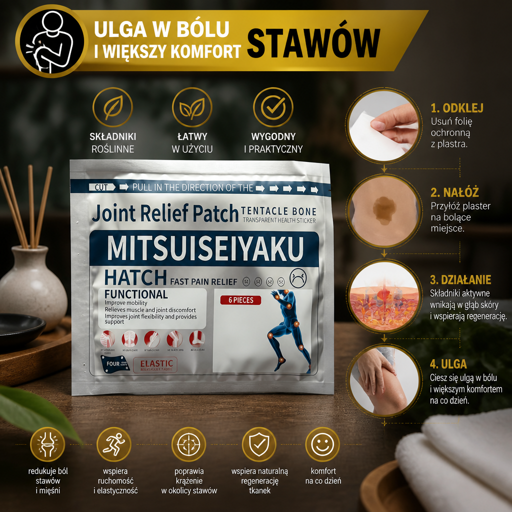Plaster Ziołowy Z Imbirem Na Ulgę W Bólu I Większy Komfort Stawów
