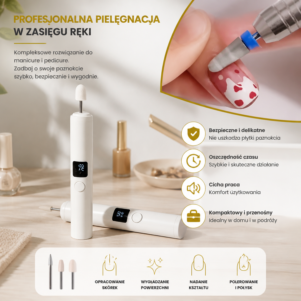 Profesjonalny Elektryczny Zestaw Frezarki Do Paznokci