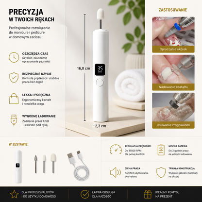 Profesjonalny Elektryczny Zestaw Frezarki Do Paznokci