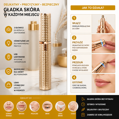 3-w-1 Precyzyjny Trymer Do Pielęgnacji Urody