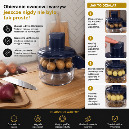 Automatyczna Elektryczna Obieraczka Bez Użycia Rąk