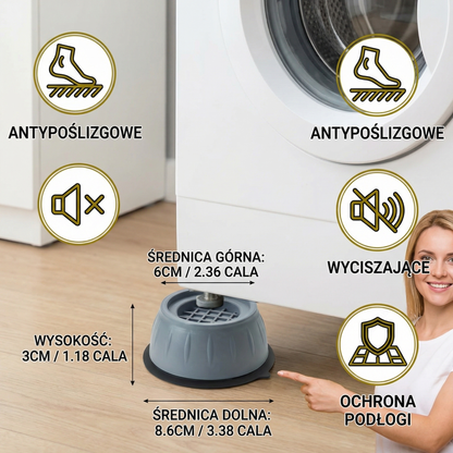 Podkładki Antywibracyjne Do Pralki – Antypoślizgowe I Wyciszające