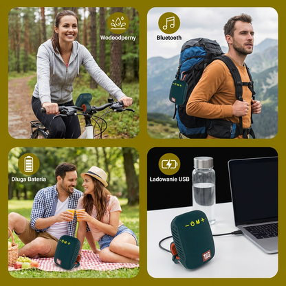Bezprzewodowy Głośnik Bluetooth – Wodoodporny I Idealny Do Jazdy Na Rowerze