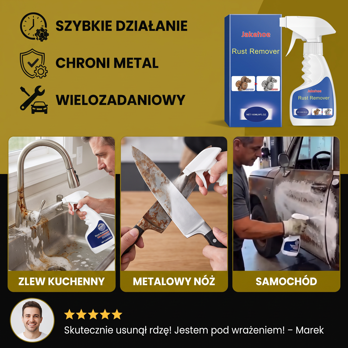 Wysoce Skuteczny Odrdzewiacz – Środek do Czyszczenia i Odtłuszczania Metalu