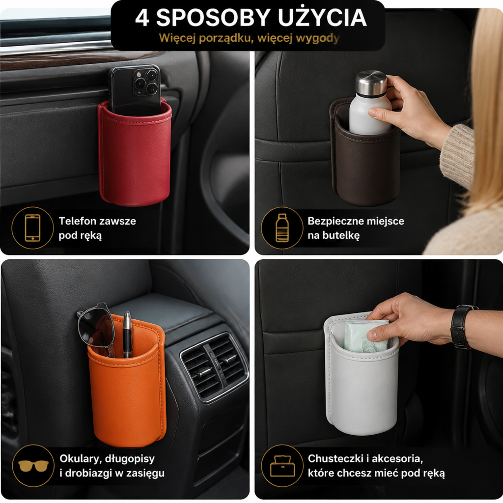 Uniwersalny Uchwyt Na Kubki Samochodowy I Wielofunkcyjny Organizer Na Butelki I Akcesoria