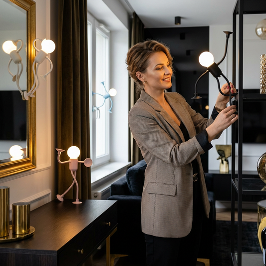 Lampa LED z przyssawką – wymienne i zabawne wzornictwo do dekoracji