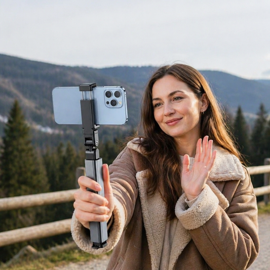 Uchwyt na Telefon Podróżny – Składany i Regulowany Stojak do Wygodnego Użytkowania w Podróży