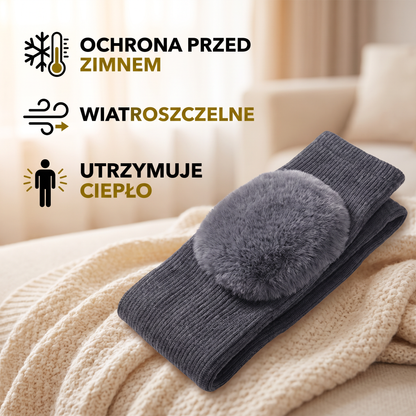 Uniwersalne Długie Ocieplacze na Kolana z Grubą Podszewką ze Sztucznego Futra na Zimę