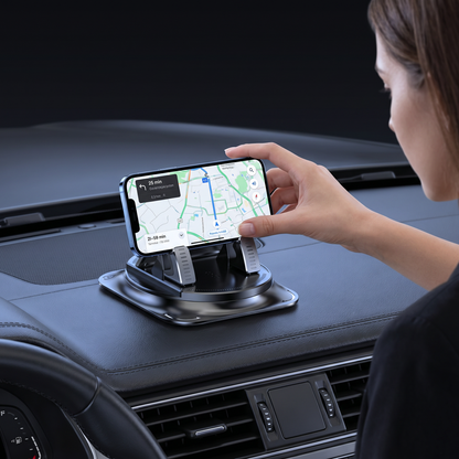 Uchwyt na telefon samochodowy – Antypoślizgowy uchwyt na smartfon na deskę rozdzielczą i konsolę środkową