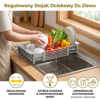 Regulowany Stojak Ociekowy Do Zlewu