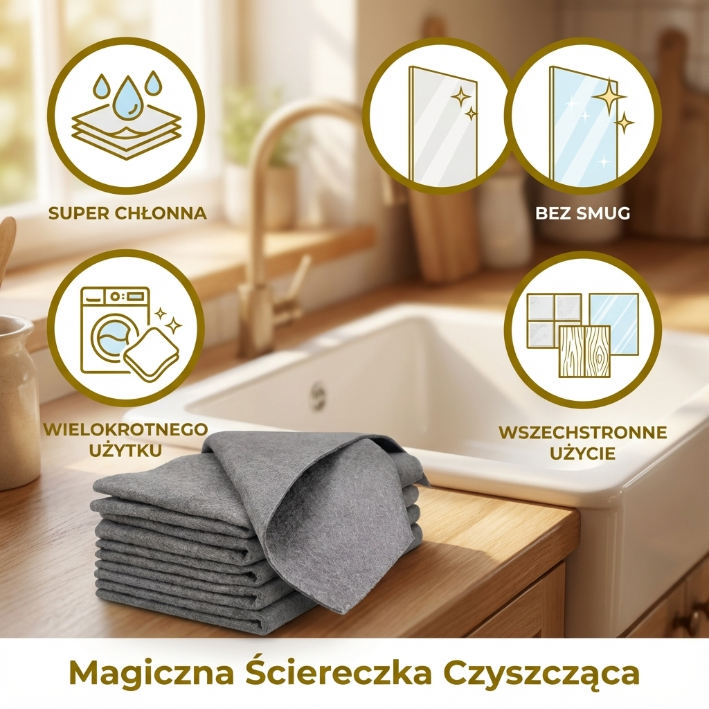 Magiczna Ściereczka Czyszcząca