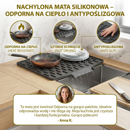 Nachylona mata silikonowa – odporna na ciepło i antypoślizgowa